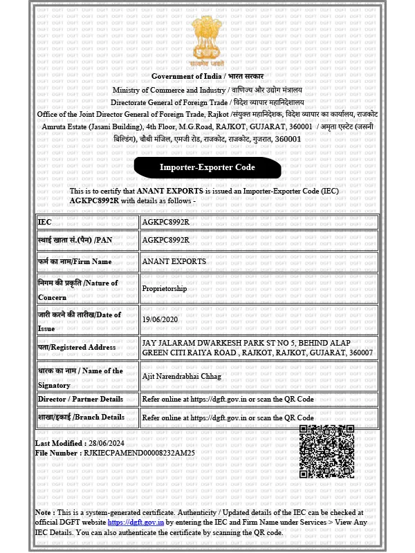 Export License